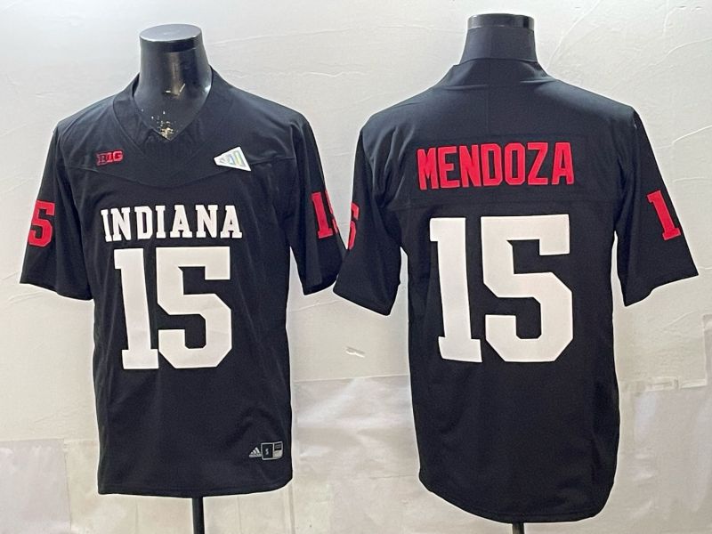 Men 2026 Ohio State Buckeyes #15 Mendoza Black Nike Limited NCAA Jersey 076